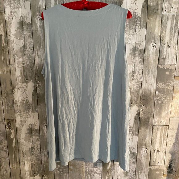 J.Jill light blue sleeveless flowy tunic tank top XL - Picture 5 of 5